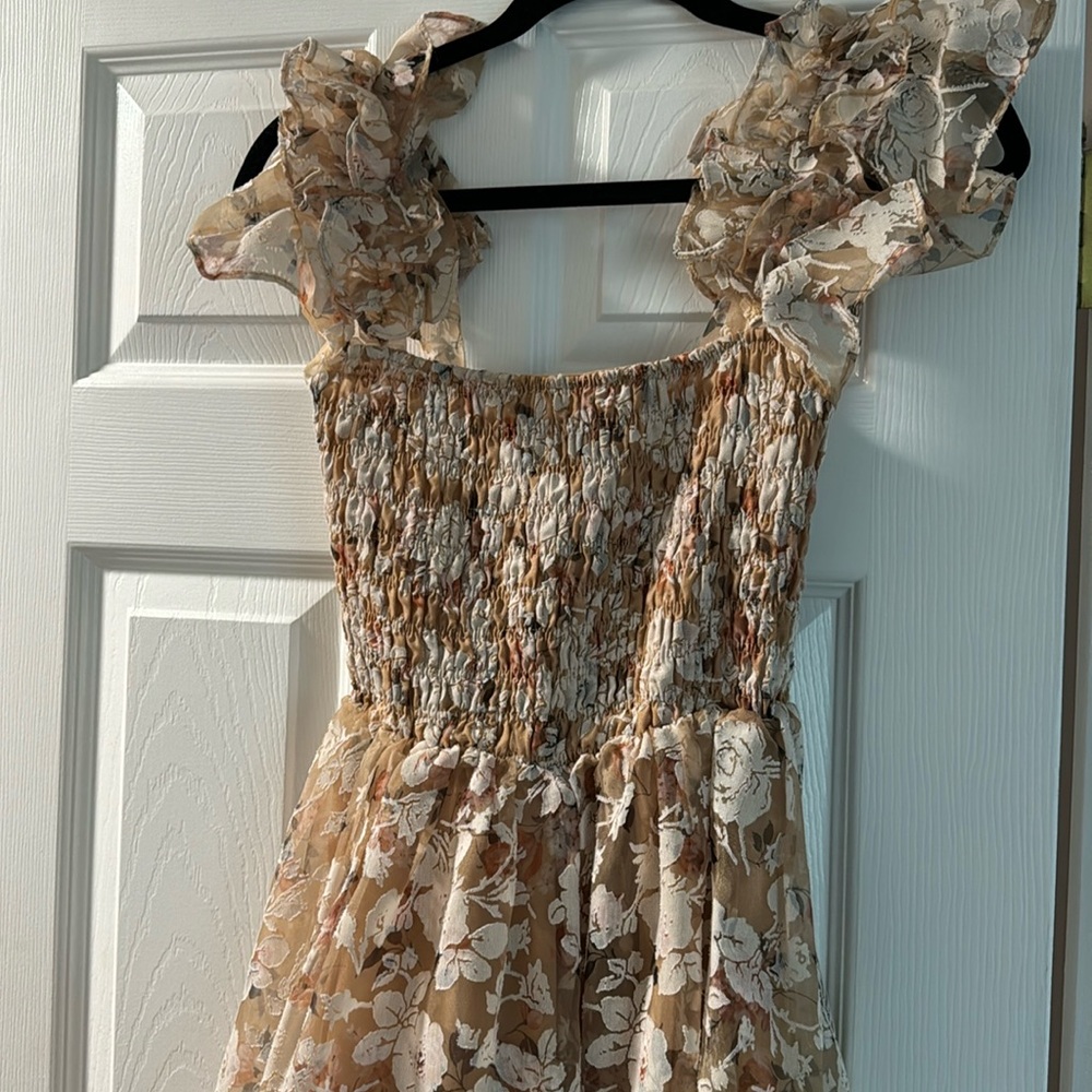 En Saison smocked floral dress “chaumont”